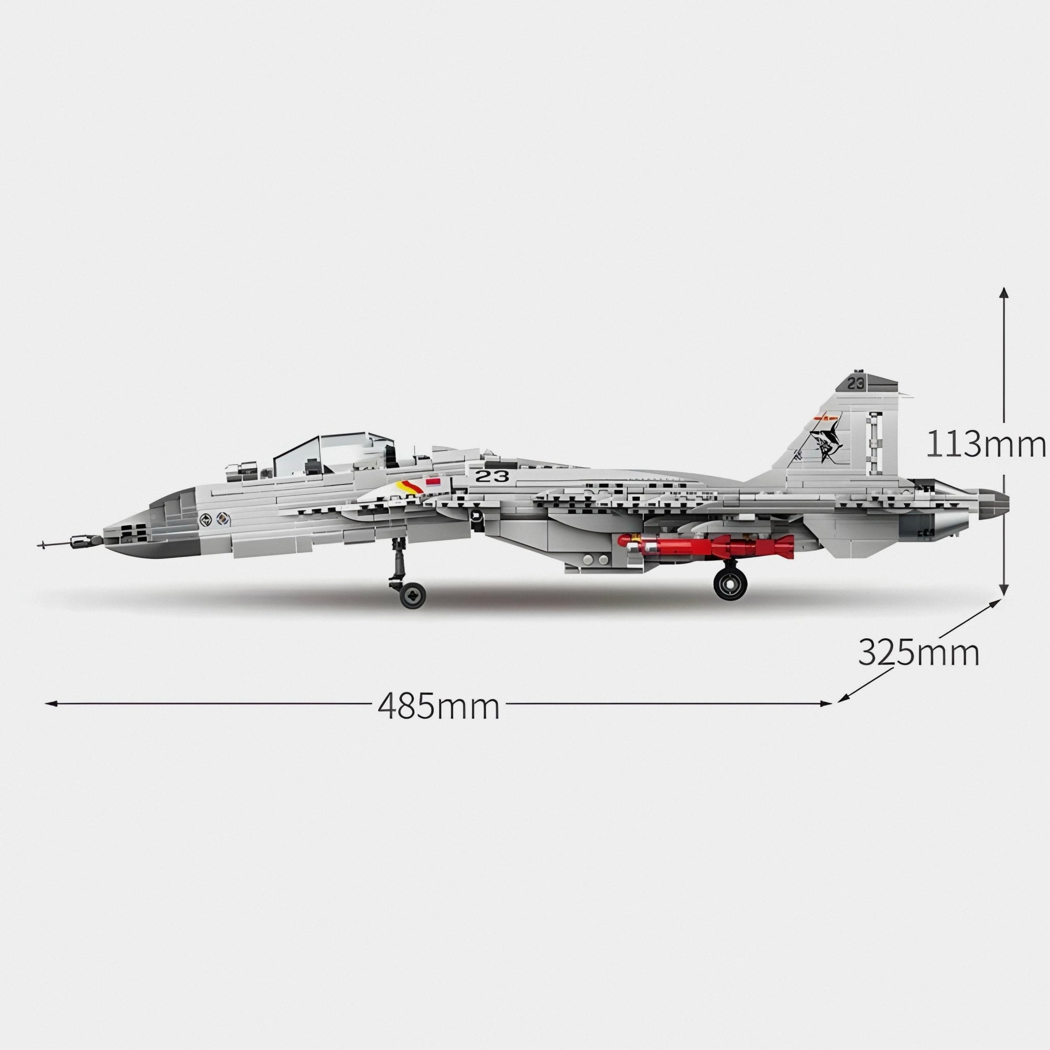 J-15 Fighter Aircraft - Building Set | Power Brickz