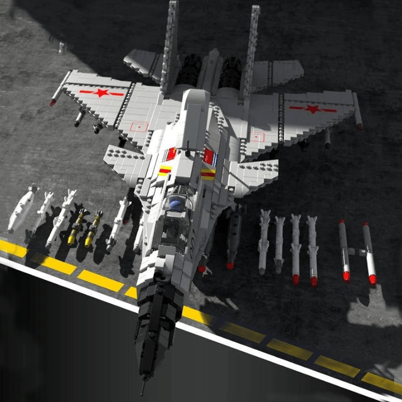 J-15 Flying Shark - Building Set | Power Brickz