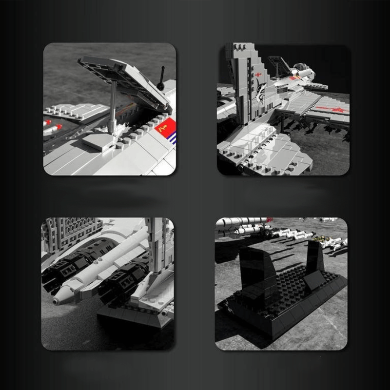 J-15 Flying Shark - Building Set | Power Brickz