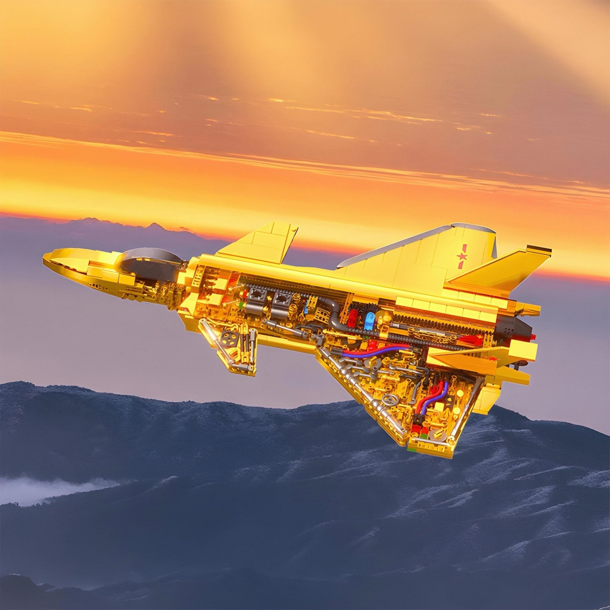 J-20 Collector Edition - Building Set | Power Brickz