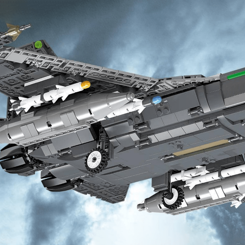 J-31 Stealth Fighter - Building Set | Power Brickz