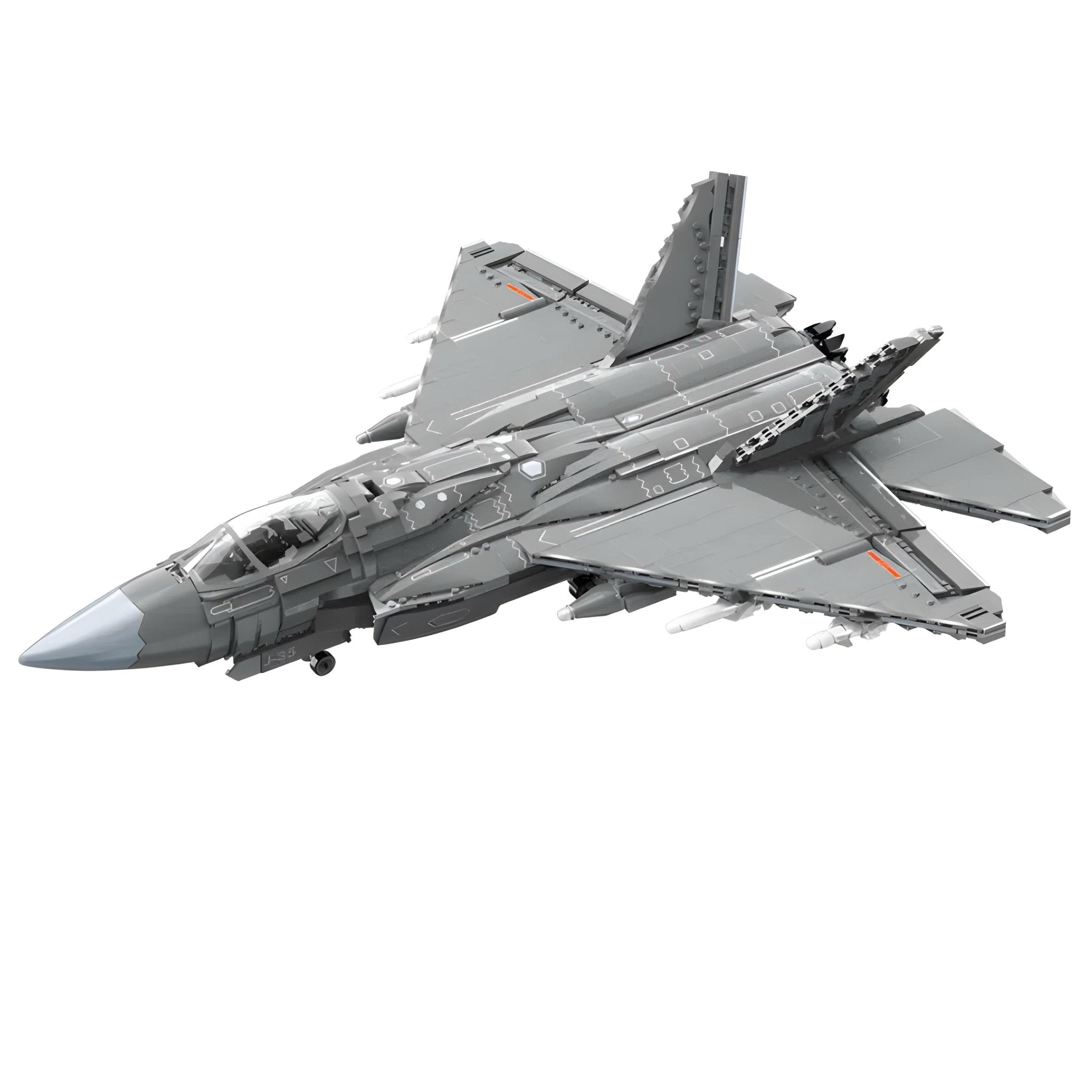 J-35 Stealth Fighter - Building Set | Power Brickz