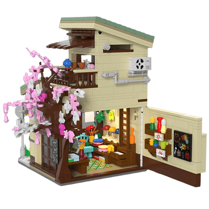 Japanese Grocery Store - Building Set | Power Brickz