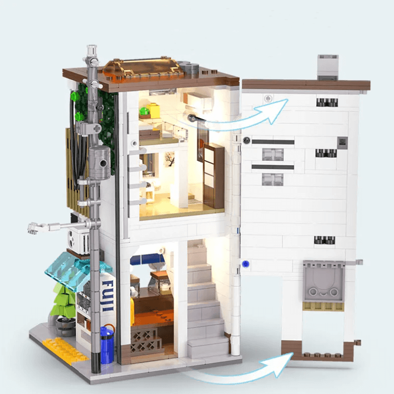 Japanese Steamed Bun House - Building Set | Power Brickz