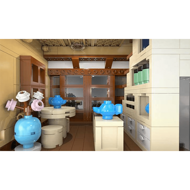 Japanese Tea House - Building Set | Power Brickz