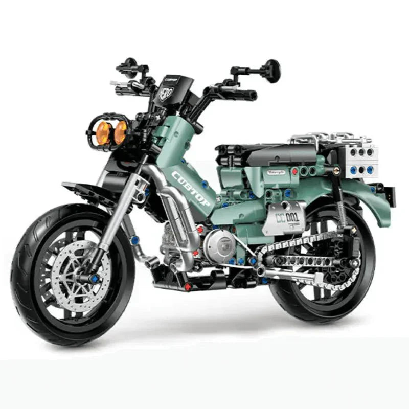 JDM 125cc Custom Street Bike - Building Set | Power Brickz