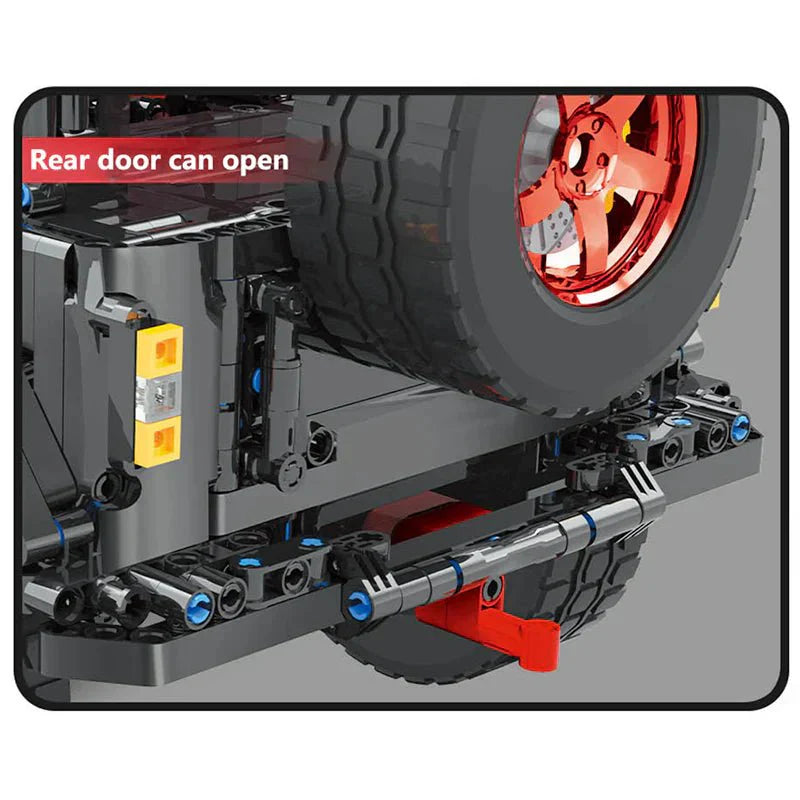 Black Off-Road Trail SUV - Building Blocks Set | Power Brickz