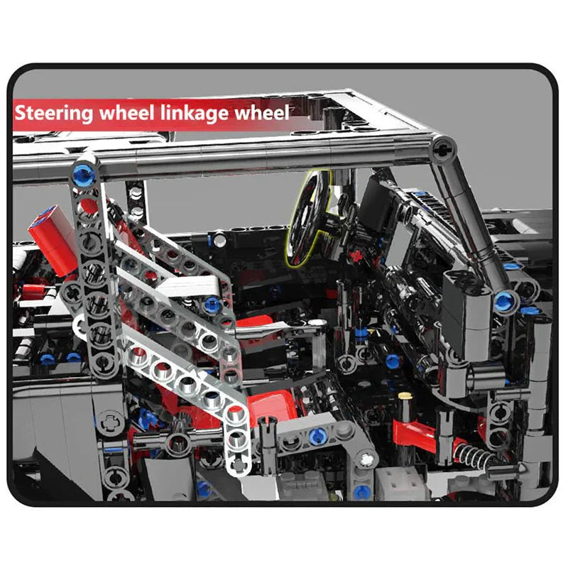 Black Off-Road Trail SUV - Building Blocks Set | Power Brickz