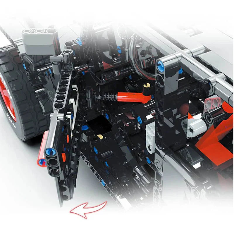 Black Off-Road Trail SUV - Building Blocks Set | Power Brickz