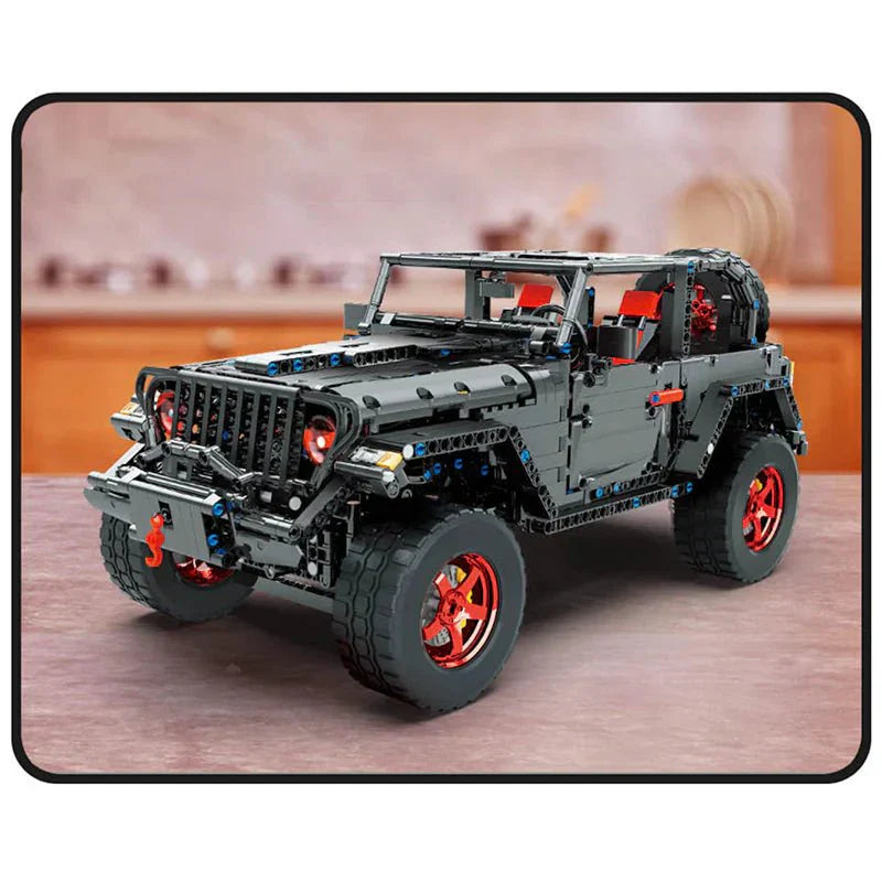 Black Off-Road Trail SUV - Building Blocks Set | Power Brickz