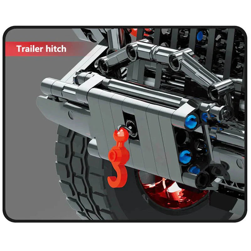 Black Off-Road Trail SUV - Building Blocks Set | Power Brickz