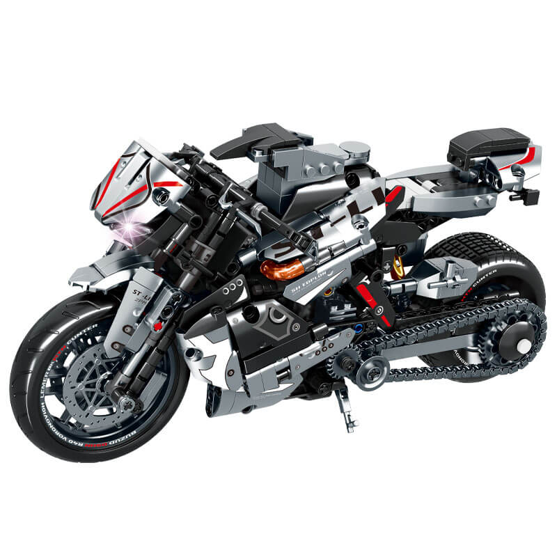 Japanese Collector Motorcycle - Building Blocks Set | Power Brickz