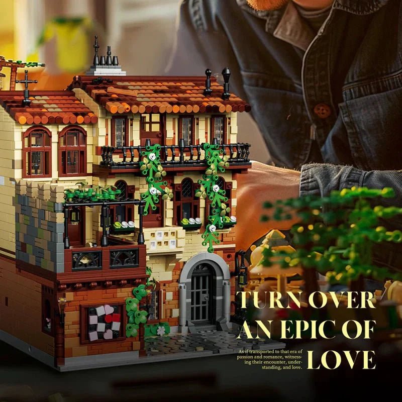 Juliet Balcony Modular Building | 3800pcs - Power Brickz