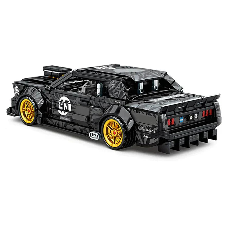Twin-Turbo Drift Monster - Building Set | Power Brickz