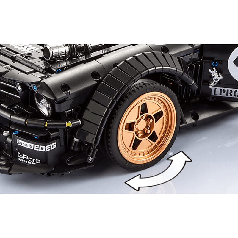 Drift V8 Fastback - Building Set | Power Brickz