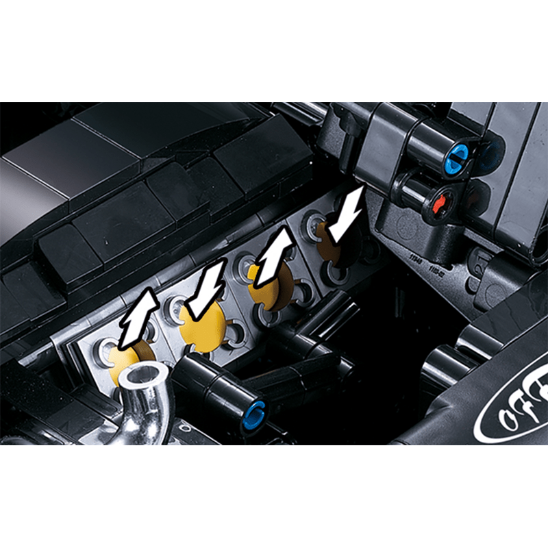 Drift V8 Fastback - Building Set | Power Brickz