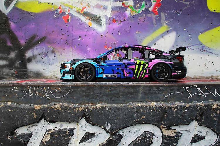 Ken Block WRX STI Drift Monster - Building Blocks Set | Power Brickz