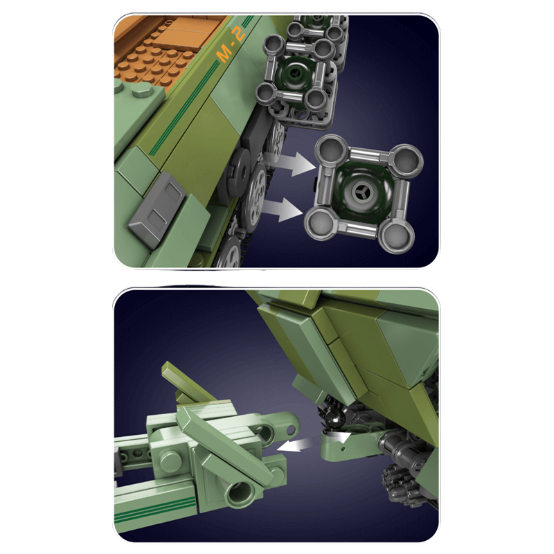 KFZ 251 Half Track - Building Set | Power Brickz