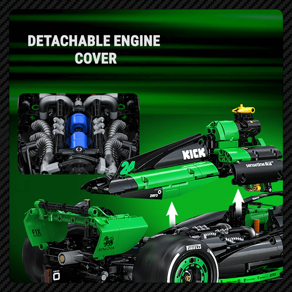 Kick Sauber F1 Team C - Building Blocks Set | Power Brickz