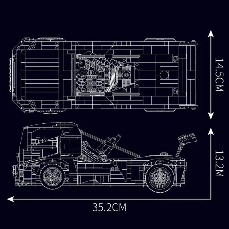 Knight Truck Technic - Building Blocks Set | Power Brickz