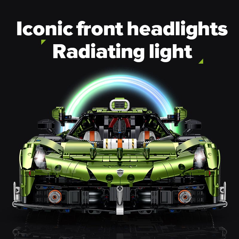 Swedish Hypercar Agera RS - Building Blocks Set | Power Brickz