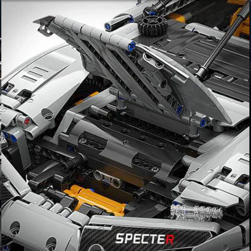 Hybrid Swedish Mega GT Coupe - Building Blocks Set | Power Brickz