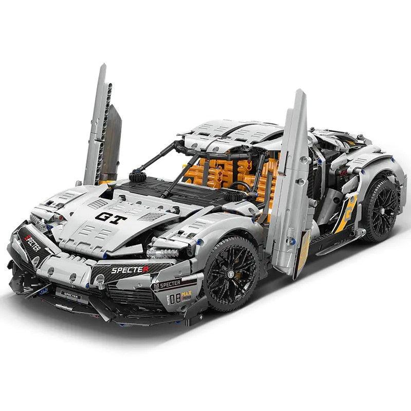 Hybrid Swedish Mega GT Coupe - Building Blocks Set | Power Brickz