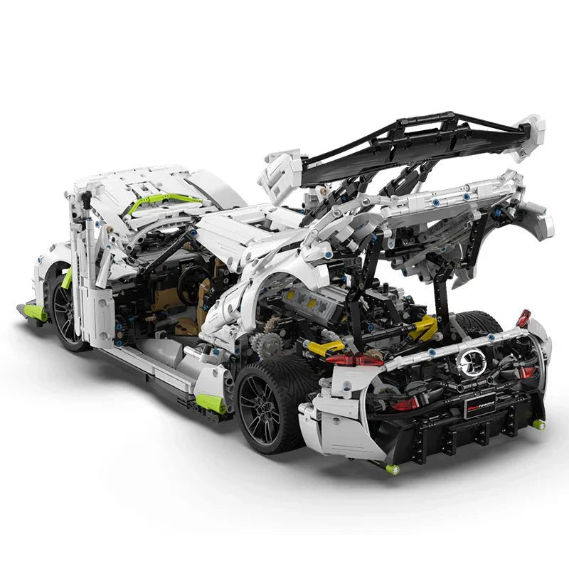 Twin-Turbo Track Hypercar - Building Blocks Set | Power Brickz