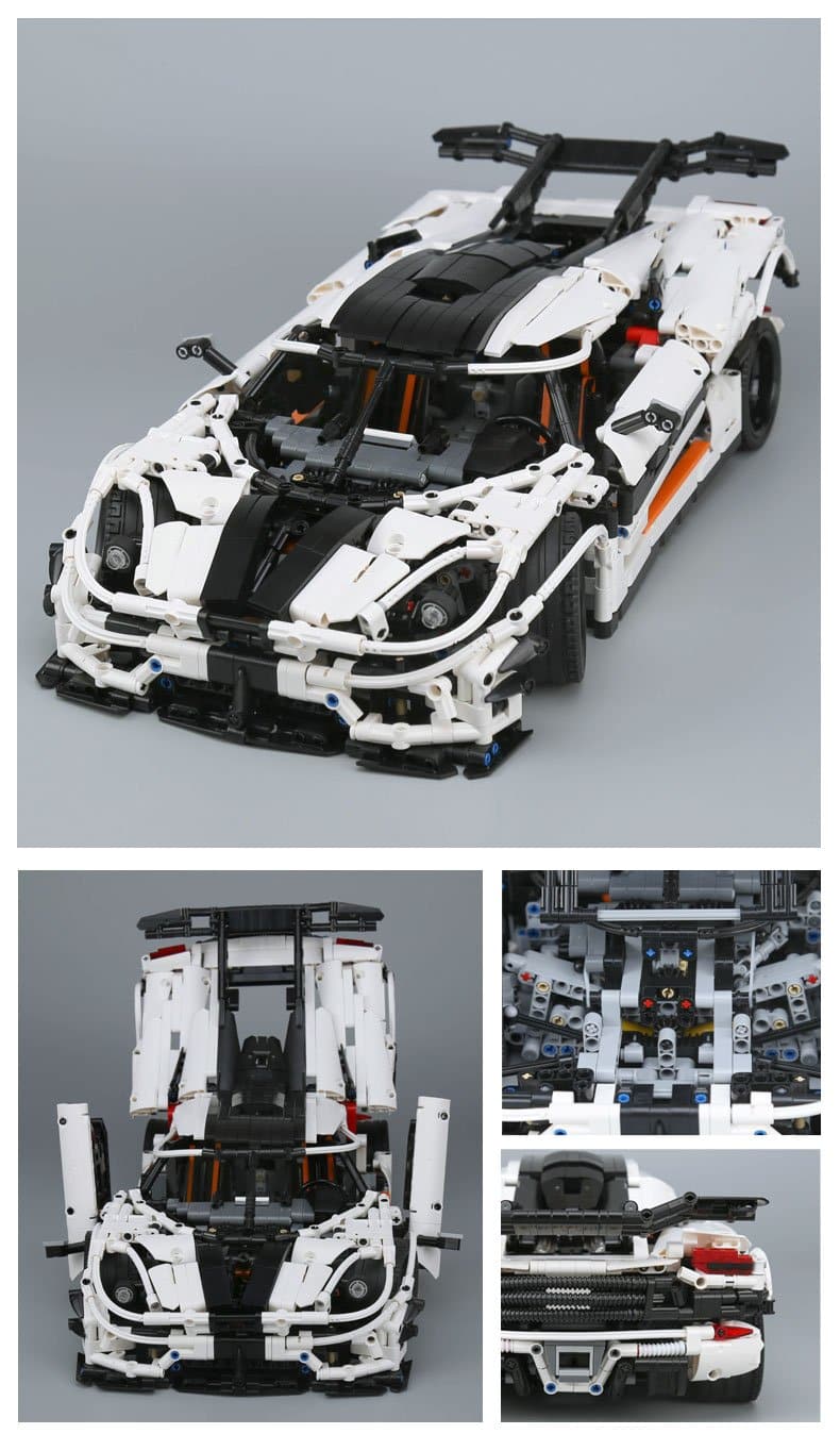 Swedish Hypercar - Building Blocks Set | Power Brickz