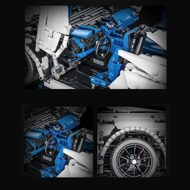 VItalian Roadster Supercar - Building Blocks Set | Power Brickz