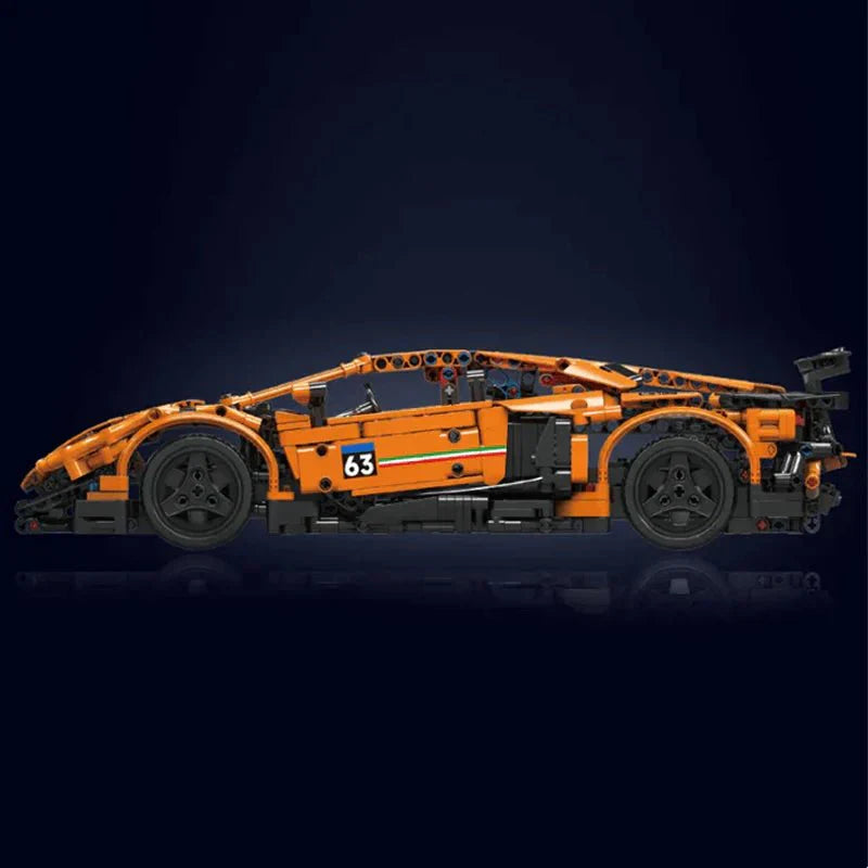 VTrack Edition Supercar - Building Blocks Set | Power Brickz