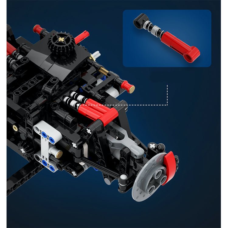 Centenario Blue Hypercar Edition - Building Blocks Set | Power Brickz