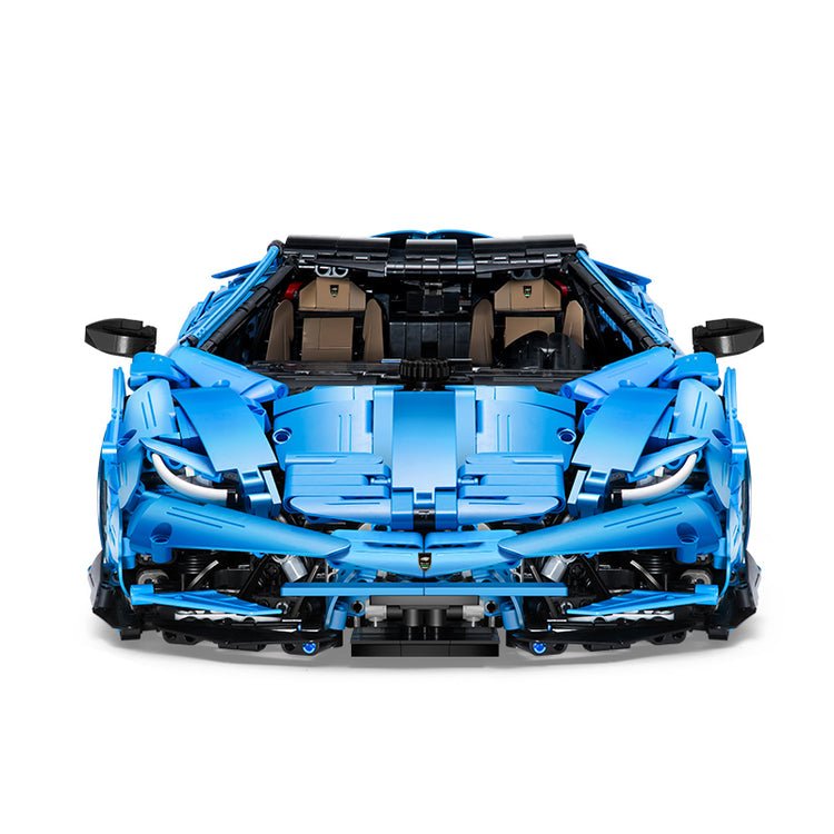 Centenario Blue Hypercar Edition - Building Blocks Set | Power Brickz