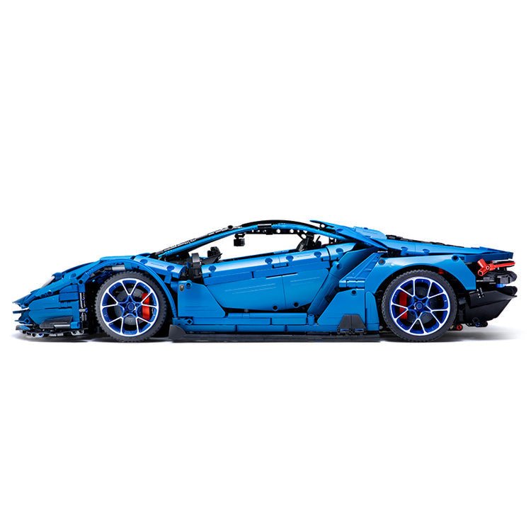 Centenario Blue Hypercar Edition - Building Blocks Set | Power Brickz
