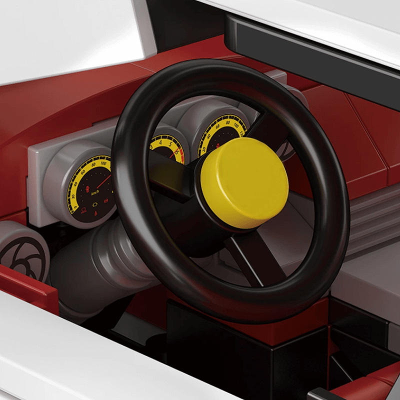 Retro LPS Wedge Supercar - Building Blocks Set | Power Brickz