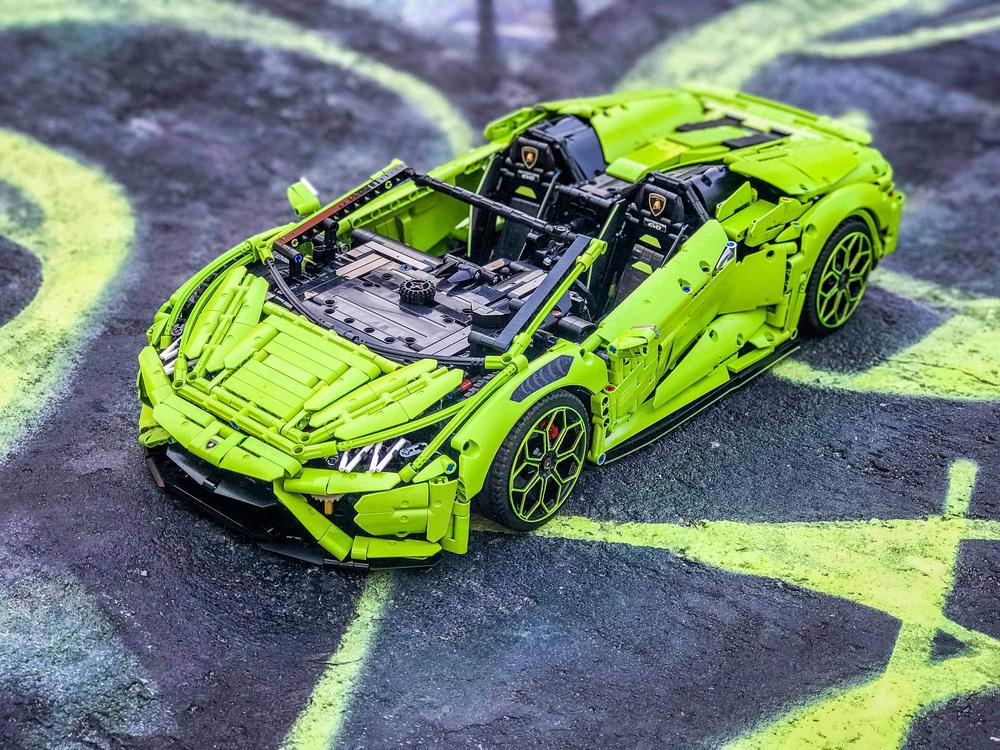 Roofless Bull Performance Roadster - Building Blocks Set | Power Brickz