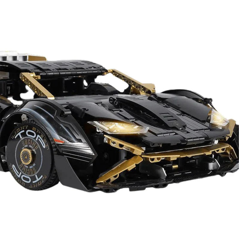 Track-Spec VSTO Biturbo Supercar - Building Blocks Set | Power Brickz
