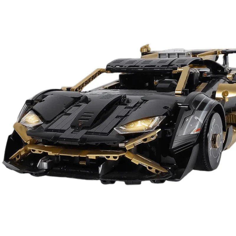 Track-Spec VSTO Biturbo Supercar - Building Blocks Set | Power Brickz