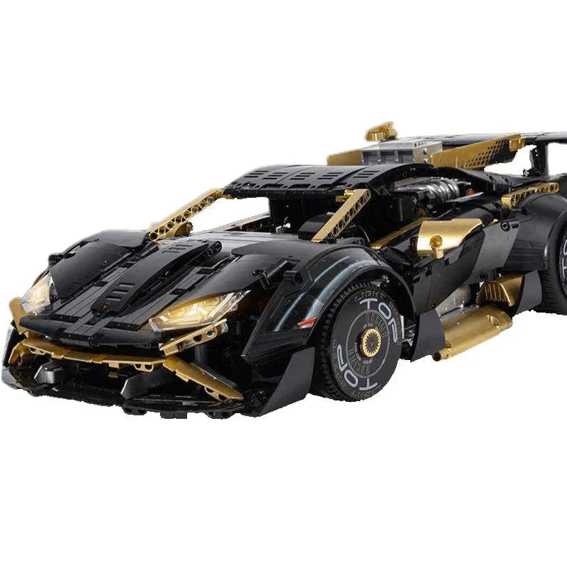 Track-Spec VSTO Biturbo Supercar - Building Blocks Set | Power Brickz