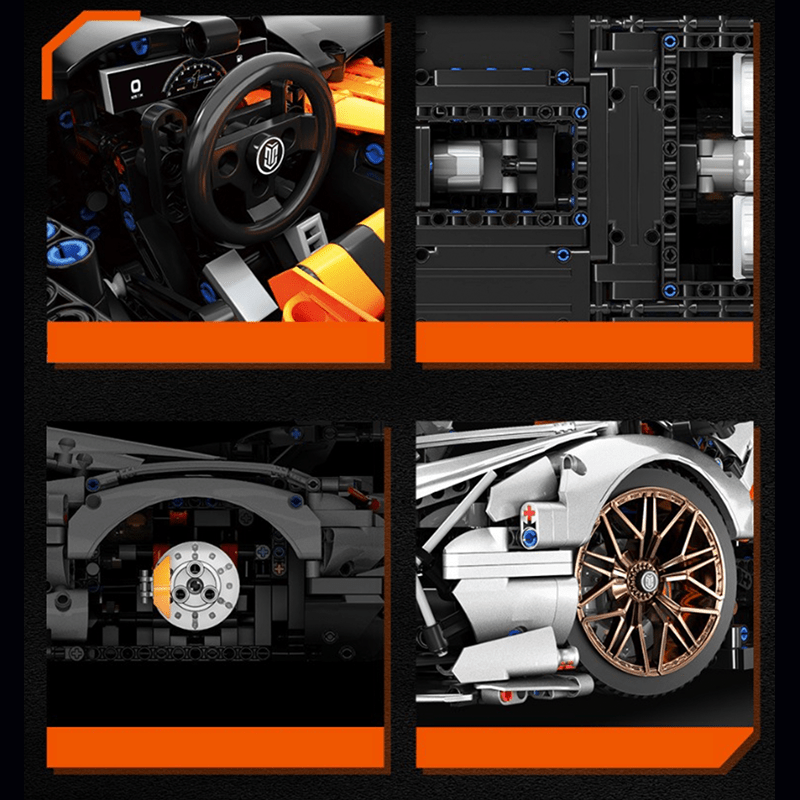 Hybrid VTurbocharged SV Edition - Building Blocks Set | Power Brickz