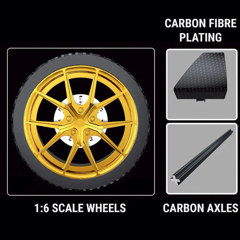 Italian VSVJ Hypercar Green - Building Blocks Set | Power Brickz