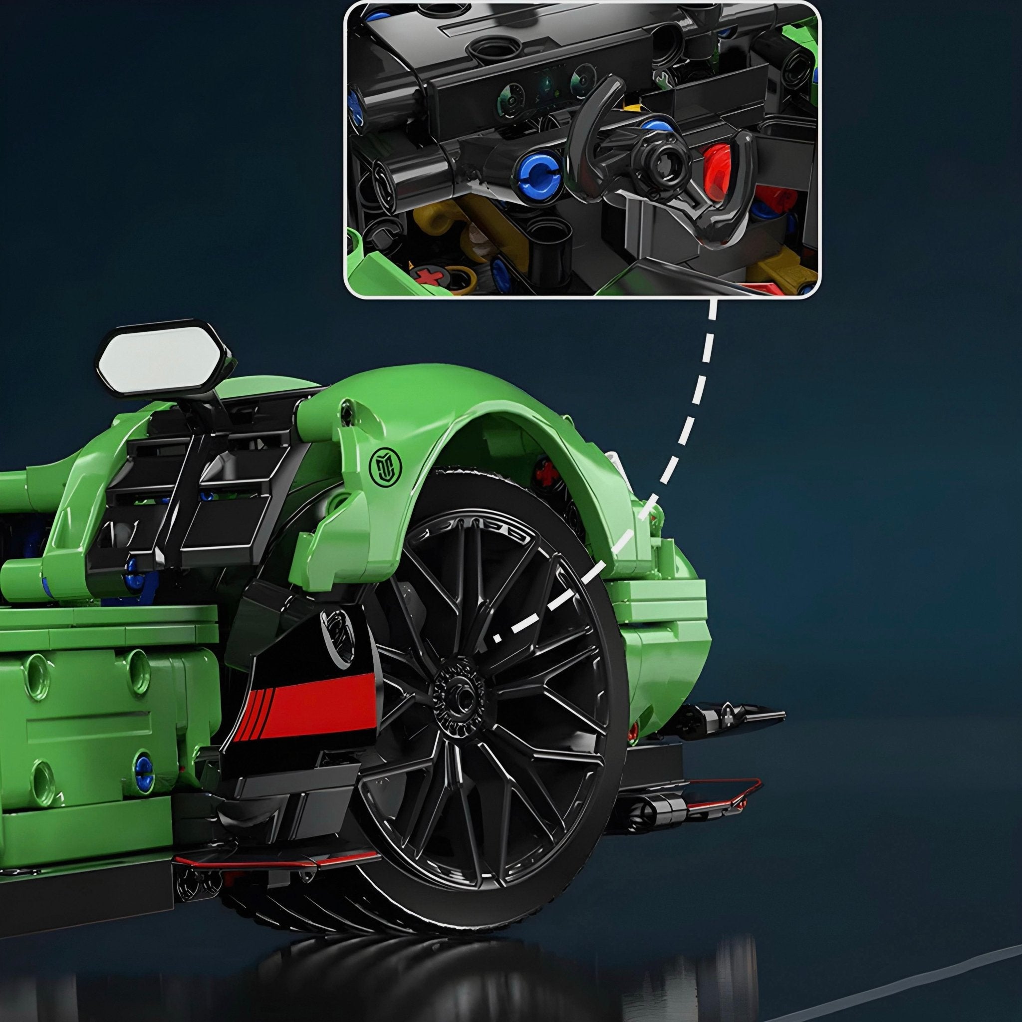 Endurance SCPrototype Hypercar - Building Blocks Set | Power Brickz