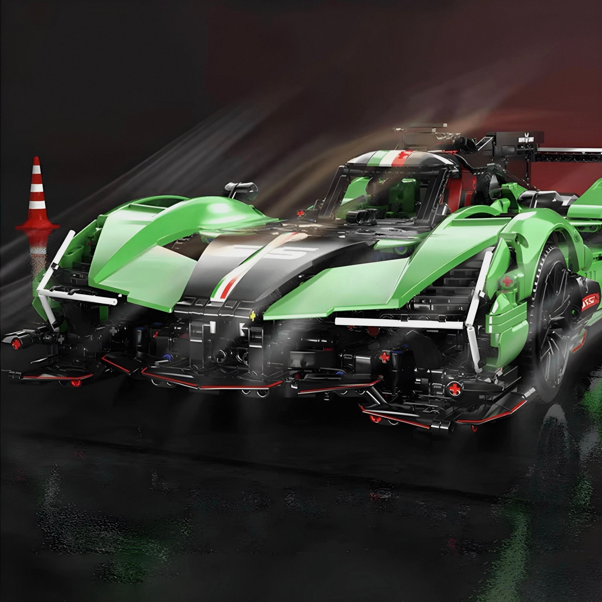 Endurance SCPrototype Hypercar - Building Blocks Set | Power Brickz