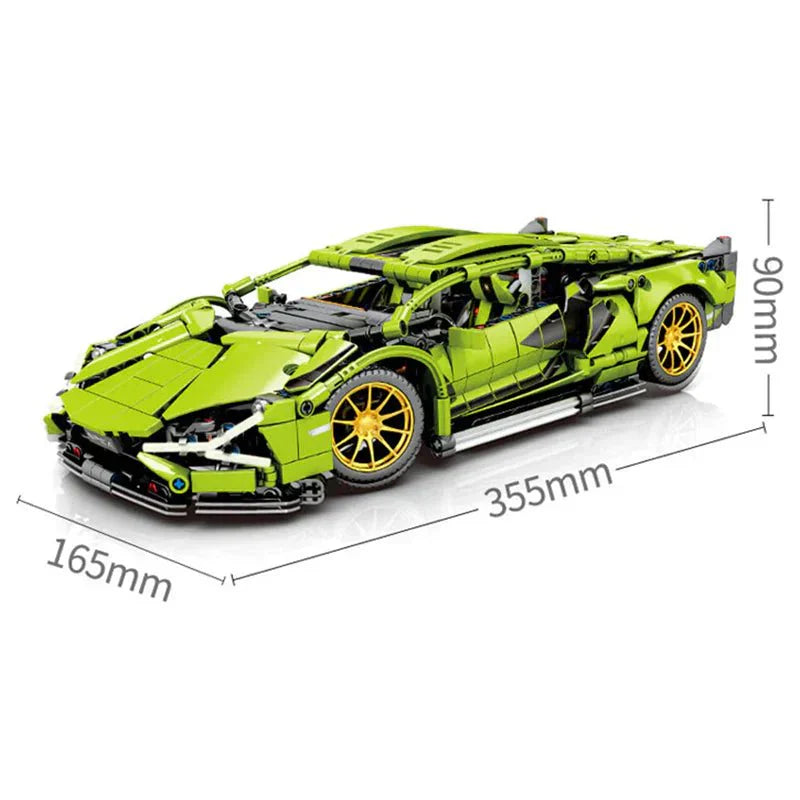 Hybrid VHypercar - Building Blocks Set | Power Brickz