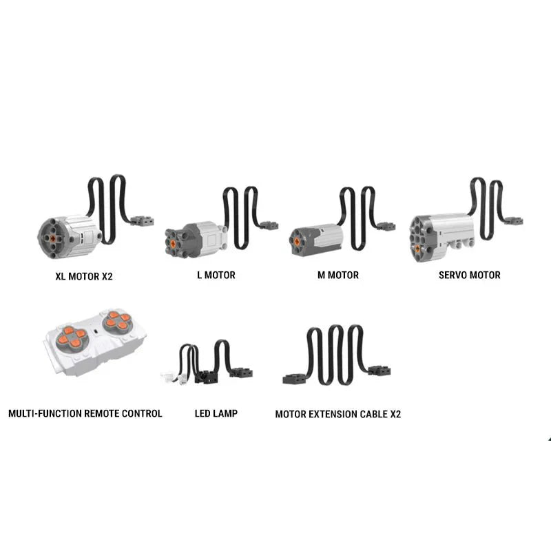 Futuristic Electric Hypercar V2 - Building Blocks Set | Power Brickz