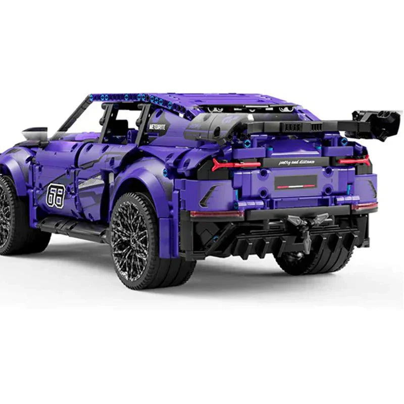 Satin Purple Super SUV - Building Blocks Set | Power Brickz