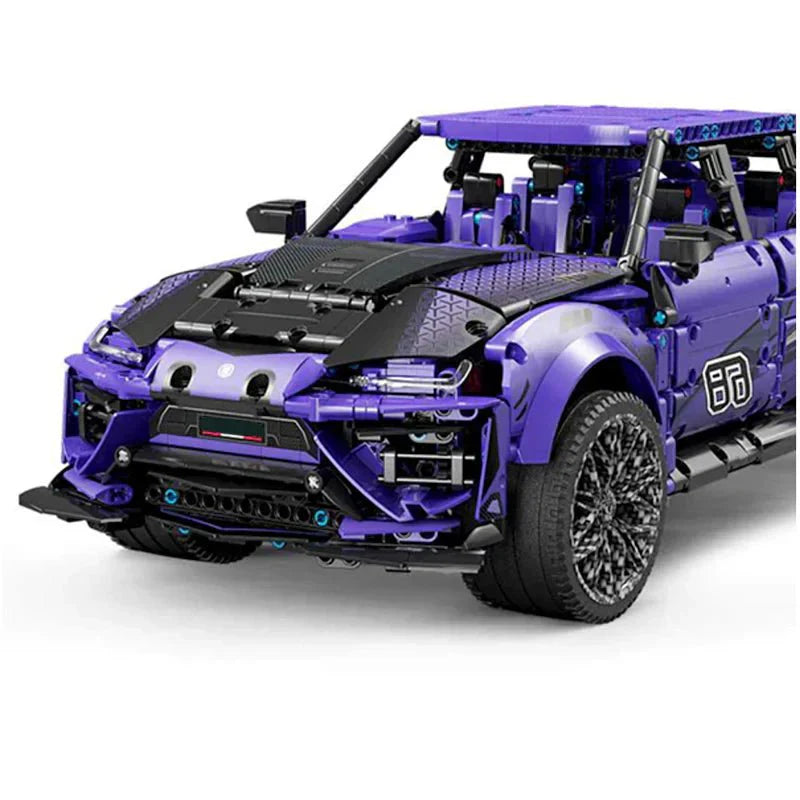 Satin Purple Super SUV - Building Blocks Set | Power Brickz