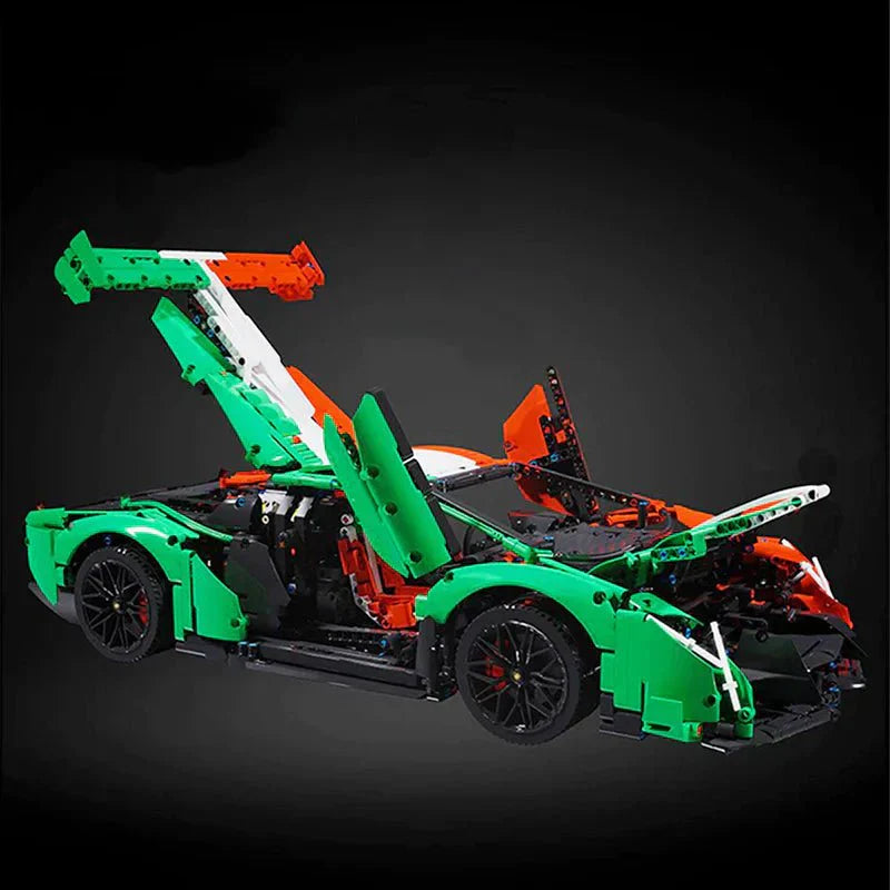 VVeneno Tricolore Blade Hypercar - Building Blocks Set | Power Brickz