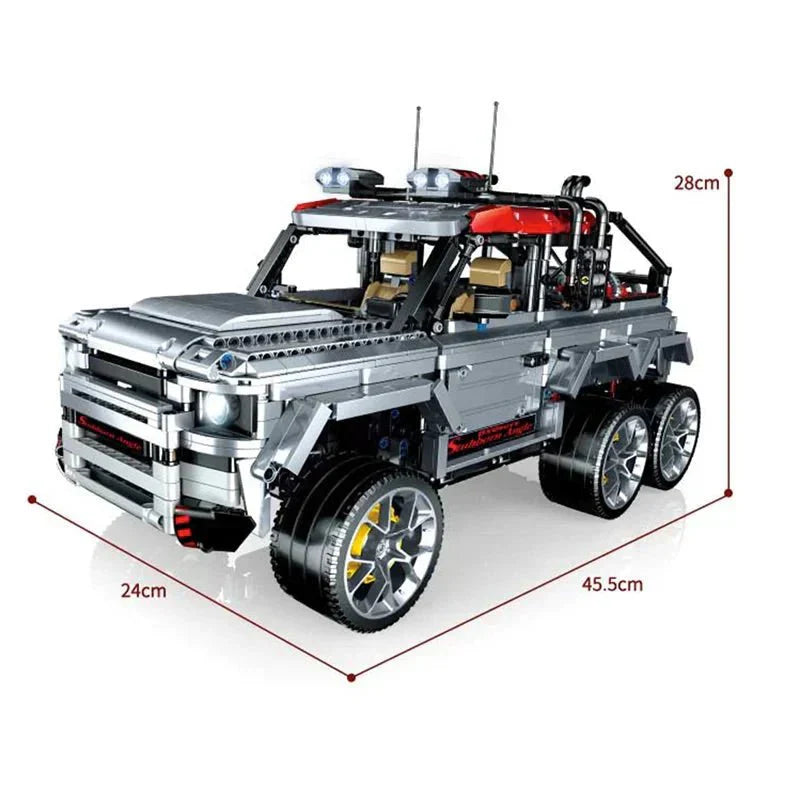 6x6 Expedition Defender Off-Roader - Building Blocks Set | Power Brickz