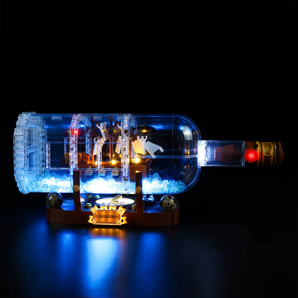 Ship In A Bottle 21313 LED Light Kit – Building Block Lighting | Power Brickz™